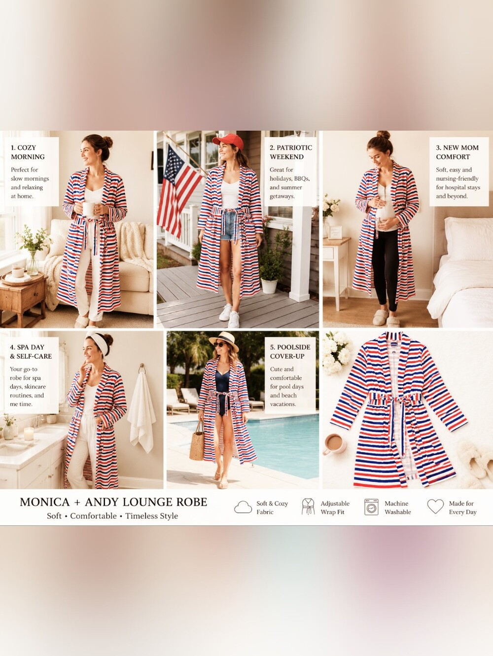 🤰Monica + Andy Women's Robe – Size XL – Like New